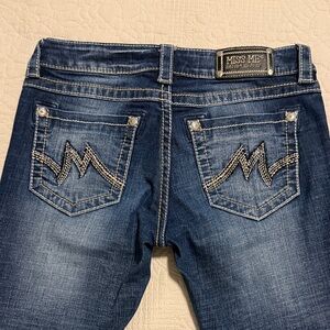 Miss Me Women's Dark Blue Boot Cut Jeans 27